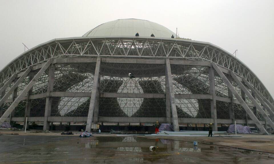 池州温泉馆网架工程